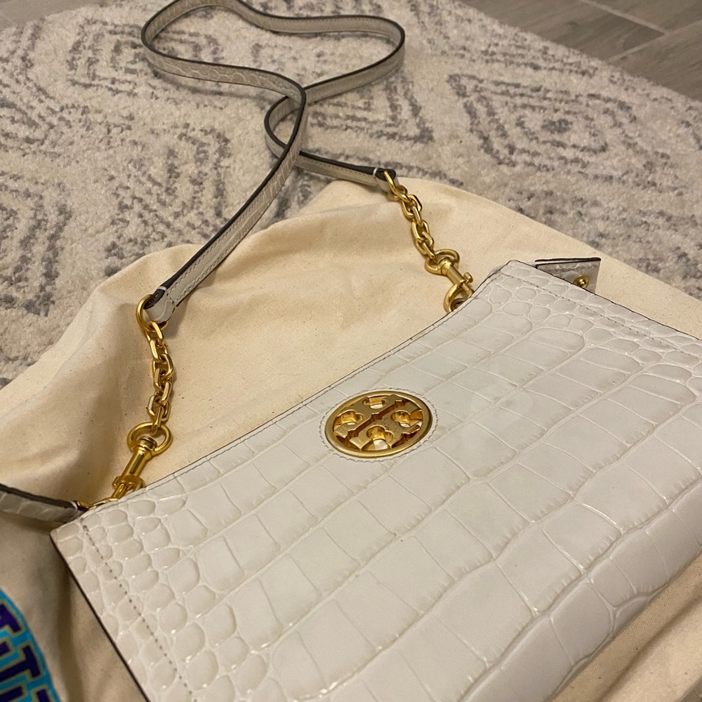 Cream white Tory Burch crossbody